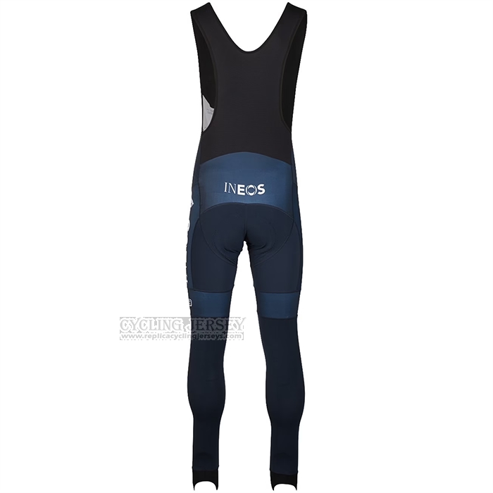 2022 Cycling Jersey Ineos Grenadiers Orange Long Sleeve and Bib Short